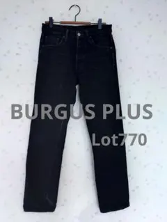 バーガスプラス BURGUS PLUS Lot770 ブラック デニムのサムネイル