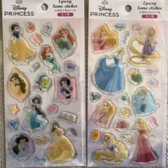 Disney プリンセス エポキシシール 2シート