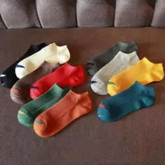 レディースソックス　10足セット　くるぶしショートスニーカー女性靴下まとめ売りB