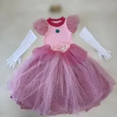 ユニバ　ニンテンドー　ピーチ姫　ドレス　子供　キッズ