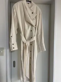 LOEFF ロエフ コットンデニムオールインワン ジャンプスーツ オフ