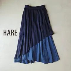 未使用級人気デザイン✨ HARE レイヤードプリーツスカート