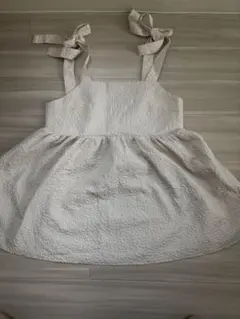 ホワイトリボン付きビスチェ