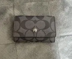 【未使用品】Coach グレー キーケース