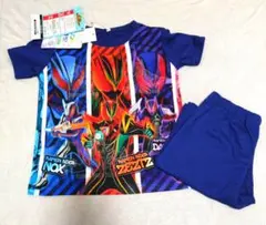 新品 仮面ライダー ゼッツ　光る　パジャマ 110 半袖 上下セット