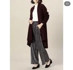 【美品】BRISEMY ニット ロング コート　カーディガン