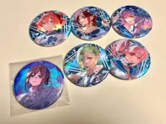 マクロスΔ 10周年展 手塚治虫記念館 オーロラ缶バッジ 5種 　おまけ付