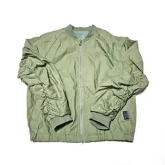 【美品】BREEZE 薄手アウター　130 カーキ　長袖羽織り