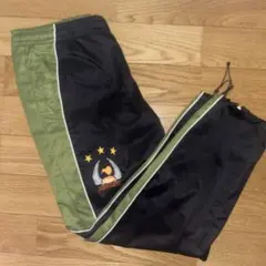 大東文化大学ラグビー部　ウォームアップパンツ 黒/オリーブ 星刺繍