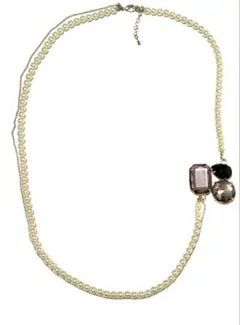 パール　ビジュー　ネックレス