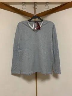 TAKEO KIKUCHI 長袖カットソー グレー系 Vネックのサムネイル