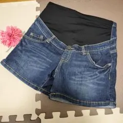 マタニティ デニム ショートパンツのサムネイル