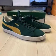 PUMA SUEDE スニーカー グリーンxイエロー 28.5cm