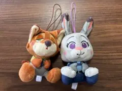 むにゃすやマスコット ニック ジュディ ディズニー ズートピア