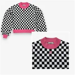 *jouetie×KANGOL*ジュエティ×カンゴール チェッカーロゴニットのサムネイル