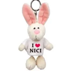NICI ニキ キーリング ラビット Tシャツ キーホルダー 우사기
