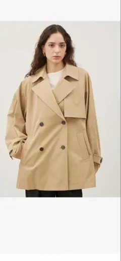 Mila Owen ミラオーウェン ダブルブレストショートトレンチコート