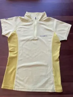 モンベル　クールハーフスリーブジップ　シャツ レディース　Sサイズ