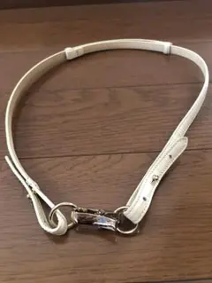レディースベルト　白