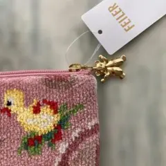 フェイラー 近沢レース ティッシュポーチ ハイジペイズリー ピンク