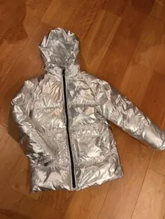 GAP kids ダウン　シルバー　メタリック　140 美品