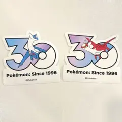 ポケモン 30周年記念ステッカー ルギア ホウオウ セット - メルカリ