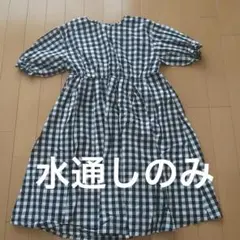 SERAPH チェック柄 半袖ワンピース 140cm