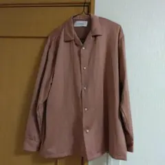 JOINT WORKS オレンジブラウン ボタン付き 長袖シャツ 80のサムネイル