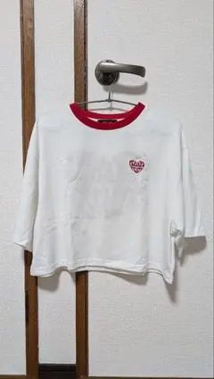 CHIP CLIP ハート刺繍 Tシャツ
