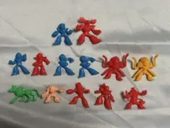 希少・平成レトロ】ロックマン ミニフィギュア セット 消しゴム - メルカリ 【希少・平成レトロ】ロックマンミニフィギュア セット 消しゴム
