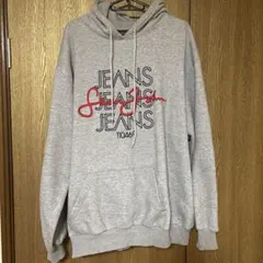 Sean John ロゴ刺繍 プルオーバーパーカー グレー