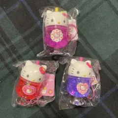 サンリオ　ハローキティ　カラフルソーダキーホルダー　ストラップ　カオハナ　レトロ