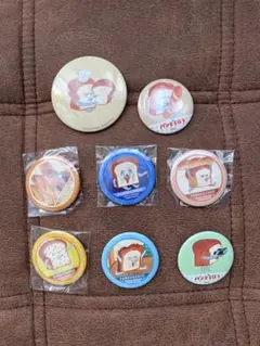 パンどろぼう　缶バッジ　8個セット