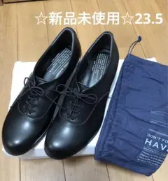 ショセ　トラベルシューズ レースアップヒールシューズ ☆新品未使用 23.5
