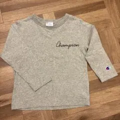 Champion 長袖カットソー グレー 100cm