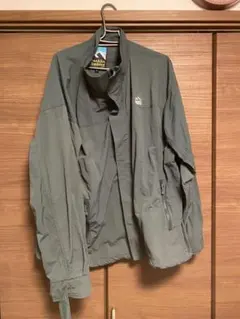 グリーンナイロンジャケット ジップアップ