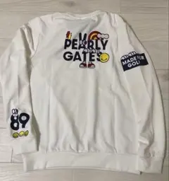 新品 正規品 パーリーゲイツ どうしちゃったPG 白 サイズ7