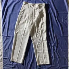 special!! 50s レーヨンギャバジンスラックス ホワイト 白 ロカパン