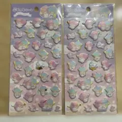 キキララ リトルツインスターズ ぷくっとシール