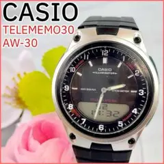 【電池新品】カシオ テレメモ30 腕時計 アナデジ クォーツ 稼働品 正規品