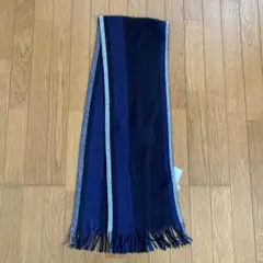 COMME CA ISM ネイビー マフラー