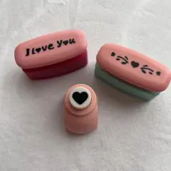 可愛い❤️クラフトパンチ 3点セット ハート I love you
