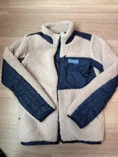 Columbia フリースジャケット Lサイズ ベージュ/ネイビー