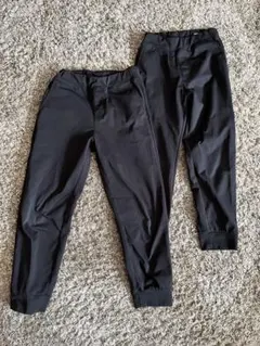 ユニクロ キッズ ウルトラストレッチエアリズムジョガーパンツ 130 黒