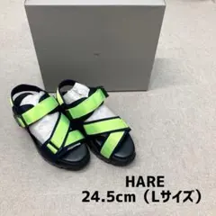 新品❤️ HARE エアソールアツゾコサンダル　Lサイズ　ネイビー　レディースのサムネイル