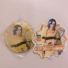 テニミュ 幸村 缶バッジ+ステッカーセット