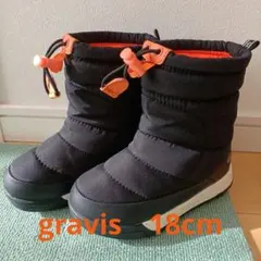 gravis スノーブーツ 18cm　ブラック