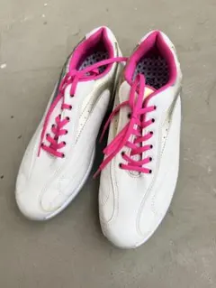 AXEL ゴルフシューズ 23.5cm ホワイト/ピンク