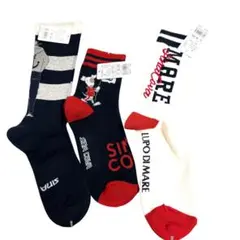 【新品未使用品　タグ付】 シナコバ おまとめ3足セット　ソックス　靴下のサムネイル