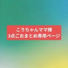 こうちゃんママ【洋服値下げ交渉OK！】様 リクエスト 3点 まとめ商品